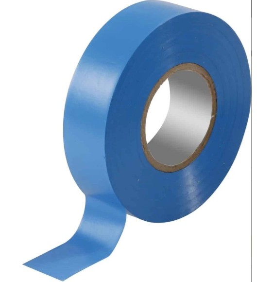 Nastro isolante 19x25 Spessore 0,15 Blu in PVC