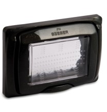 Placca Stagna per Modo e Mix  Master IP55 3 posti Antracite  43703