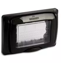 Placca Stagna per Modo e Mix  Master IP55 3 posti Antracite  43703