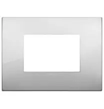 Placca  Vimar Arke' Classic 3 moduli Argento 19653.03