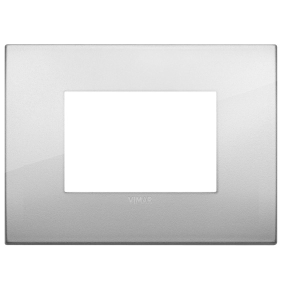Placca  Vimar Arke' Classic 3 moduli Argento 19653.03