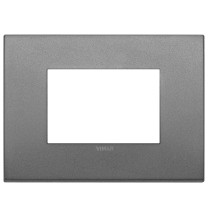 Placca  Vimar Arke' Classic 3 moduli Ardesia Matt 19653.02
