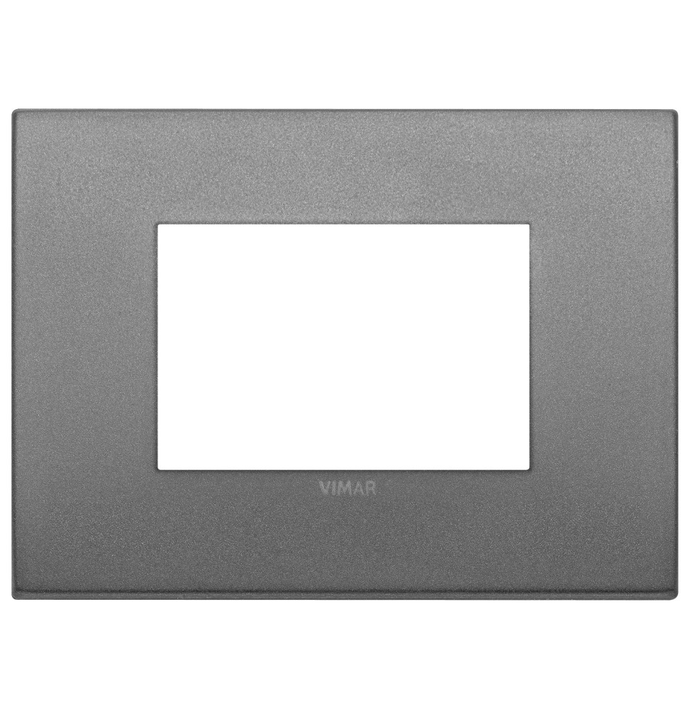 Placca  Vimar Arke' Classic 3 moduli Ardesia Matt 19653.02