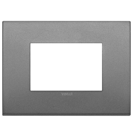 Placca  Vimar Arke' Classic 3 moduli Ardesia Matt 19653.02
