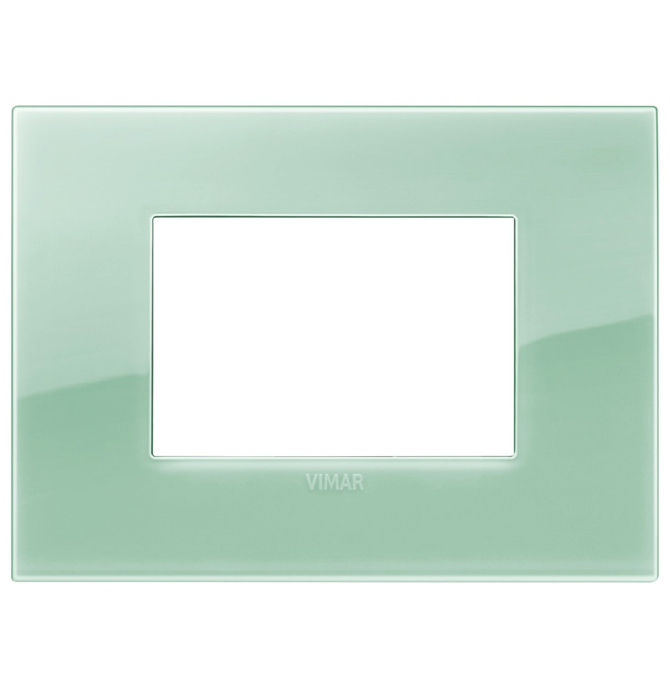 Placca  Vimar Arke' Classic 3 moduli Reflex Salvia 19653.65