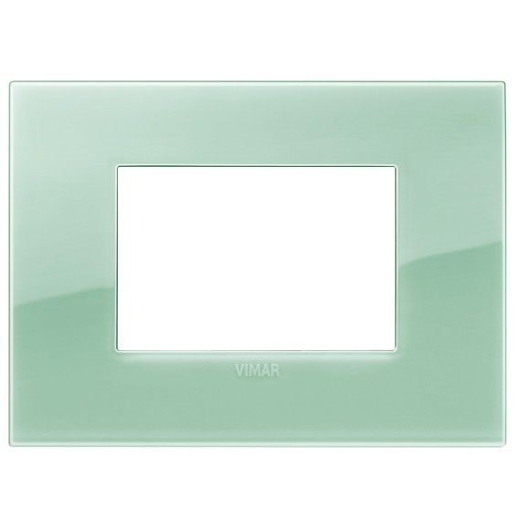 Placca  Vimar Arke' Classic 3 moduli Reflex Salvia 19653.65