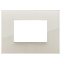 Placca  Vimar Arke' Classic 3 moduli Reflex  Avorio