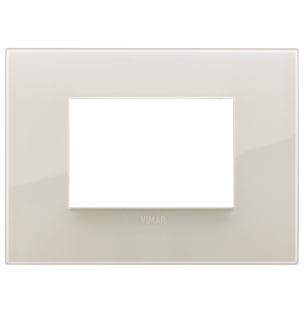 Placca  Vimar Arke' Classic 3 moduli Reflex  Avorio