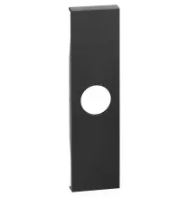 Cover Bticino Living Now nera per prese Tv e falso polo con uscita  KG08