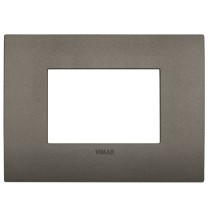 Placca  Vimar Arke' Classic 3 moduli Metal 19653.80