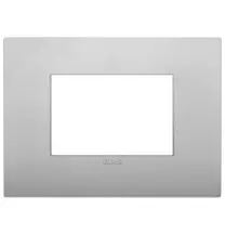 Placca  Vimar Arke' Classic 3 moduli Silver Matt 19653.79