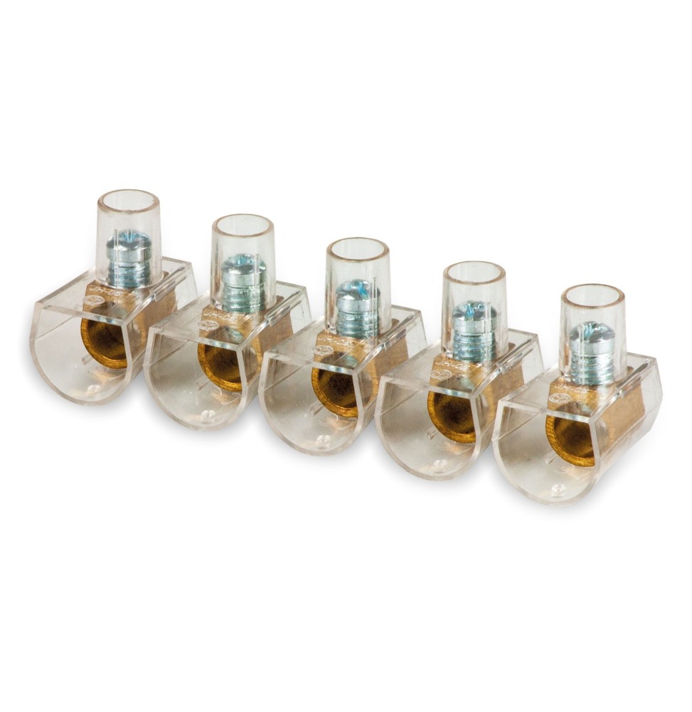 Morsetto a cappuccio 16 mmq stecca da 5 pz Master MM160