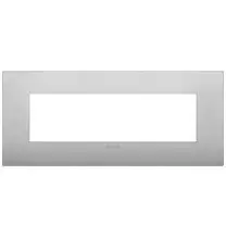 Placca  Vimar Arke' Classic 7 moduli Silver Matt 19657.79