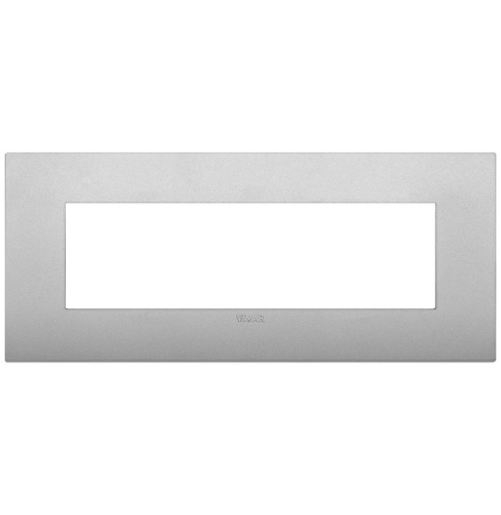 Placca  Vimar Arke' Classic 7 moduli Silver Matt 19657.79