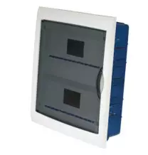 Centralino da incasso 24 moduli con porta Fume' completo di cassetta Master M04524