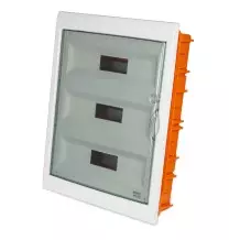 Centralino da incasso 54 moduli con porta Fume' completo di cassetta Master M04554