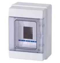 Centralino da parete stagno IP65 4 moduli con porta Fume' Master M04904-T