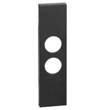 Cover Bticino Living Now nera per prese Tv demiscelate KG09