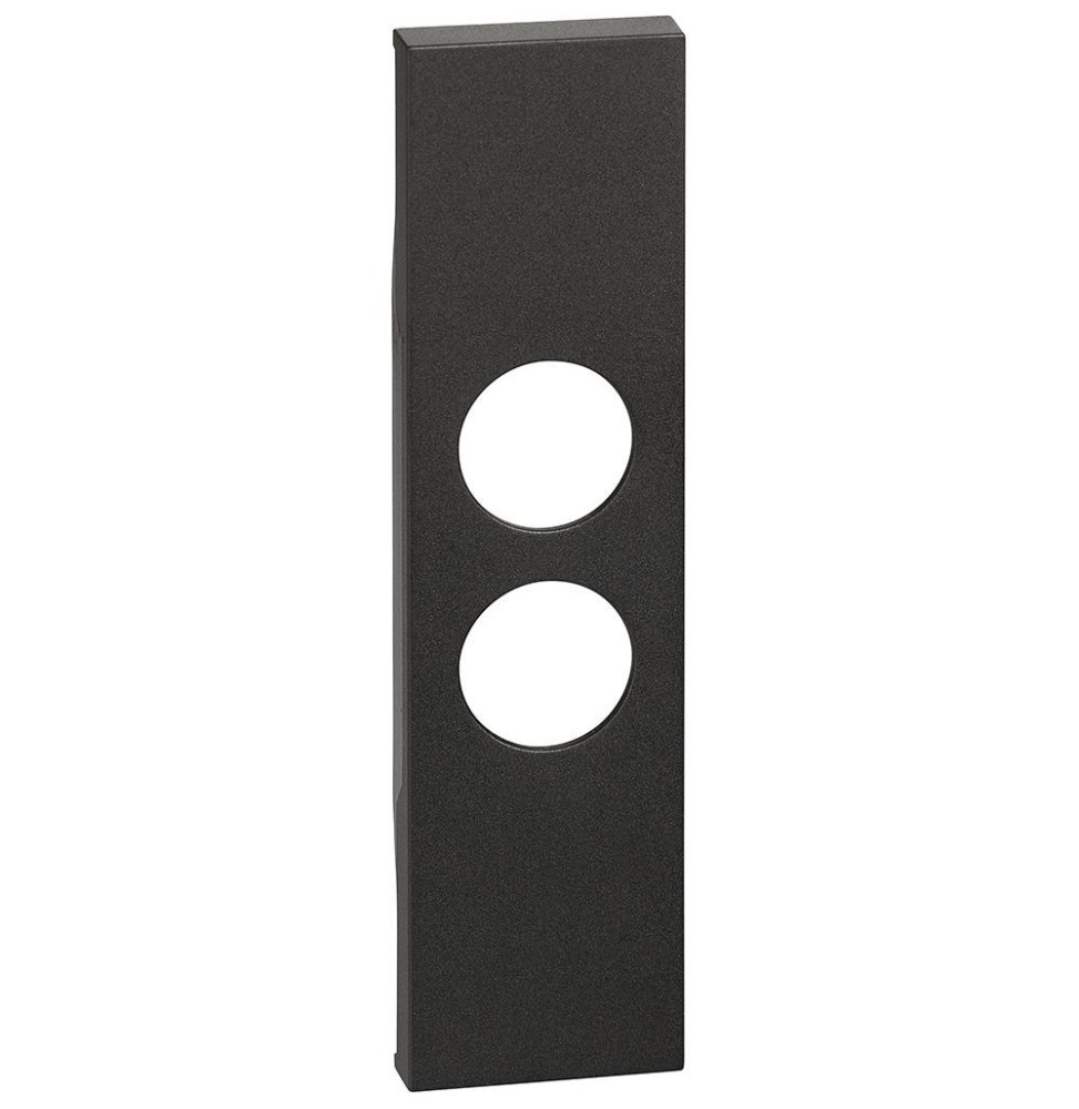 Cover Bticino Living Now nera per prese Tv demiscelate KG09