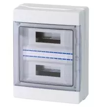 Centralino da parete stagno IP65 24 moduli con porta Fume' Master M04924-T