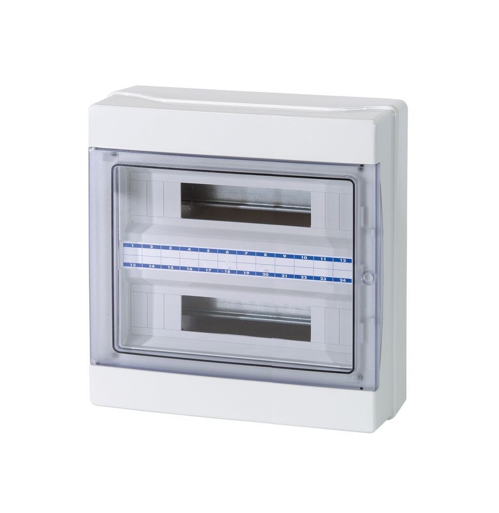 Centralino da parete stagno IP65 36 moduli con porta Fume' Master M04936-T