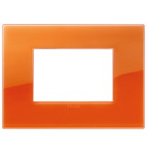 Placca  Vimar Arke' Classic 3 moduli Reflex Orange 19653.63