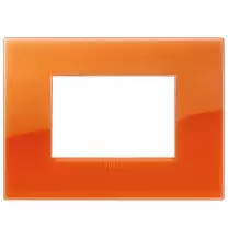 Placca  Vimar Arke' Classic 3 moduli Reflex Orange 19653.63