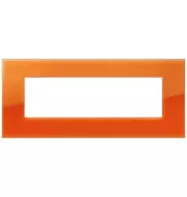 Placca  Vimar Arke' Classic 7 moduli Reflex Orange  19657.63