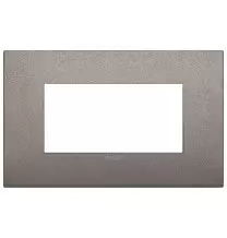 Placca  Vimar Arke' Classic 4 moduli Titanio Matt19654.04