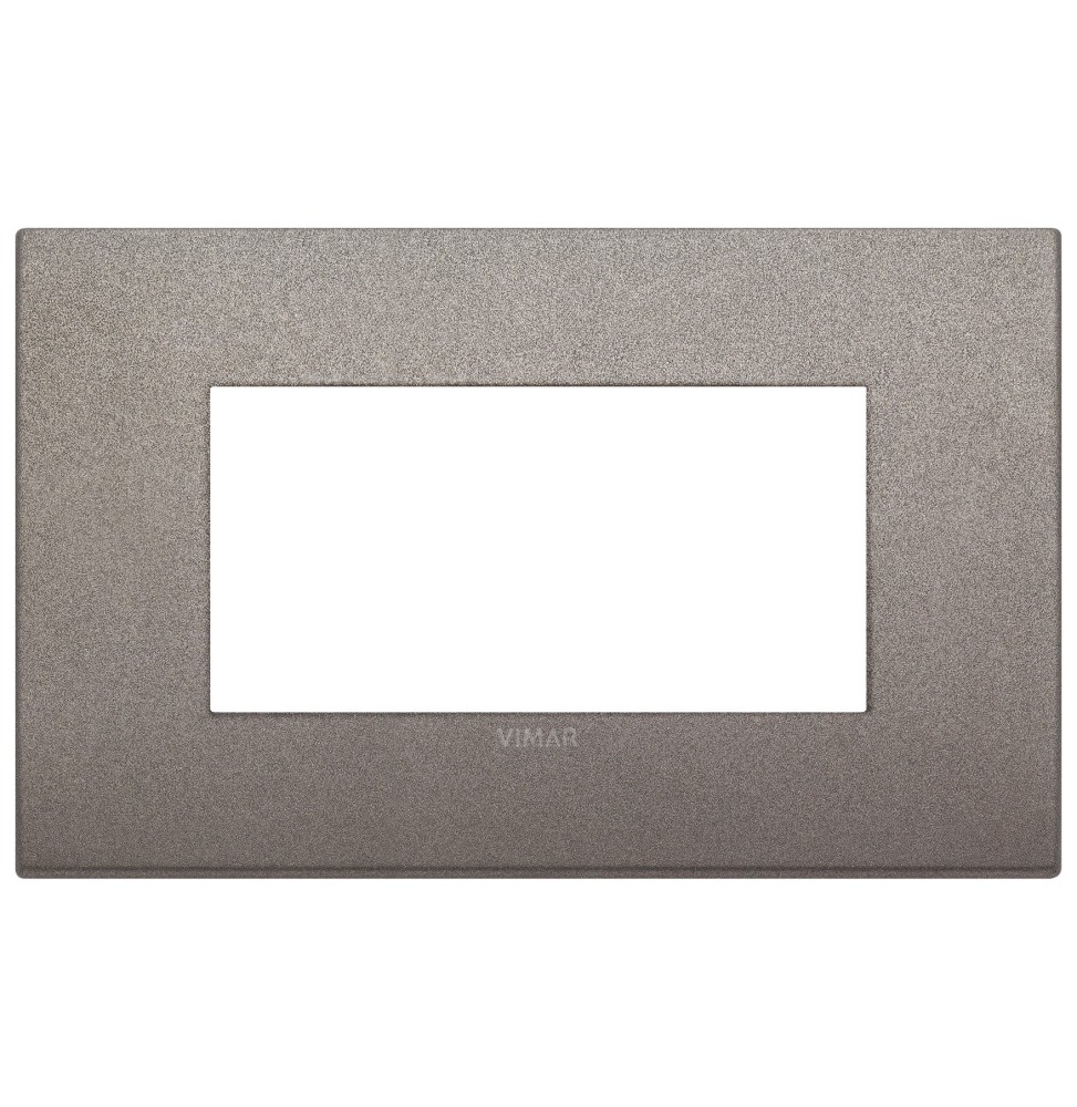 Placca  Vimar Arke' Classic 4 moduli Titanio Matt19654.04