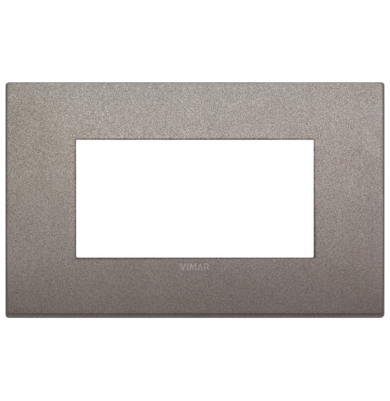 Placca  Vimar Arke' Classic 4 moduli Titanio Matt19654.04