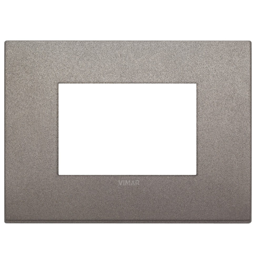 Placca  Vimar Arke' Classic 3 moduli Titanio Matt 19653.04