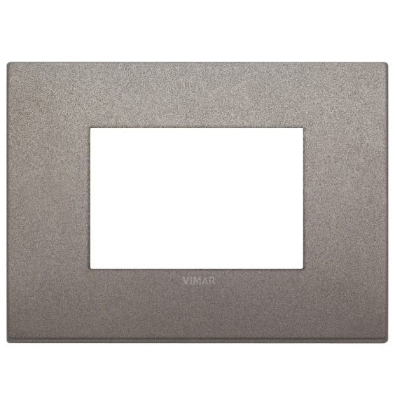 Placca  Vimar Arke' Classic 3 moduli Titanio Matt 19653.04