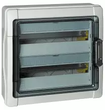 Centralino da parete 36 moduli su due file IP65 Porta fume' Bticino F107N36D2