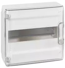 Centralino da parete porta trasparente IP40 12 Moduli Bticino F305PT12