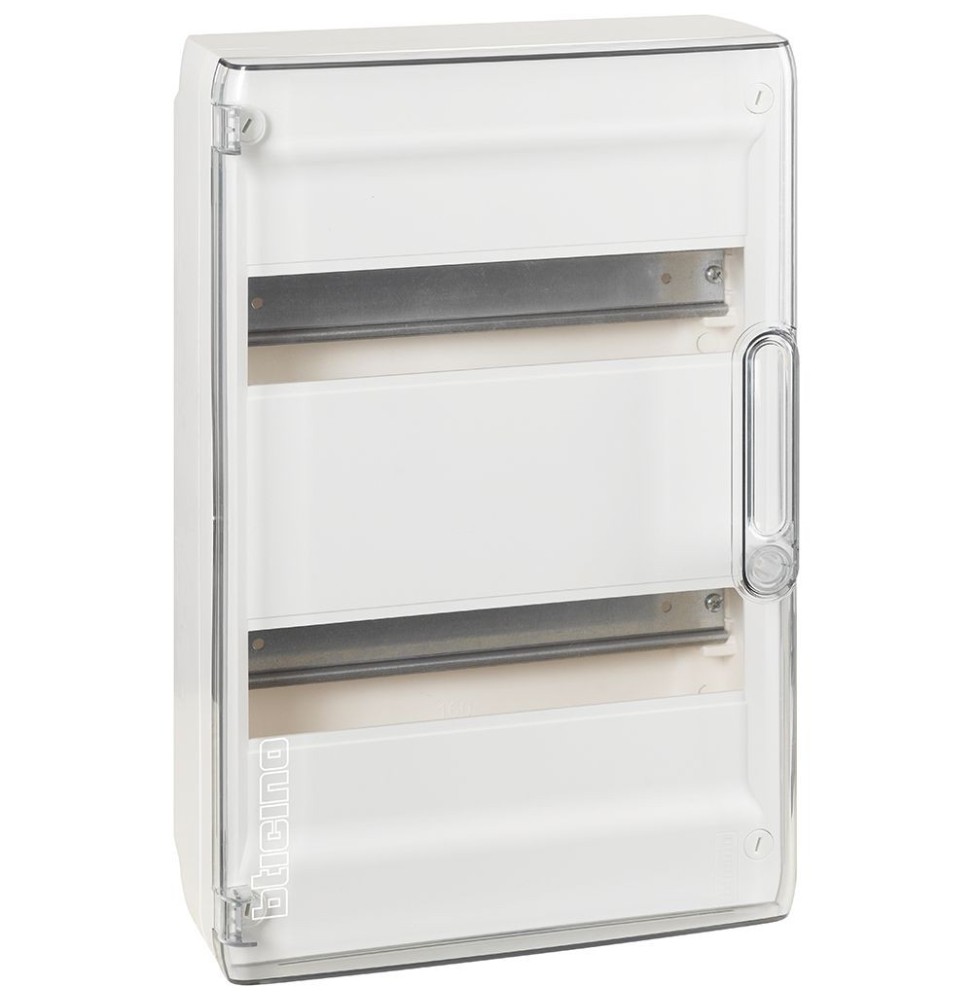 Centralino da parete porta trasparente IP40 24 Moduli Bticino F305PT24