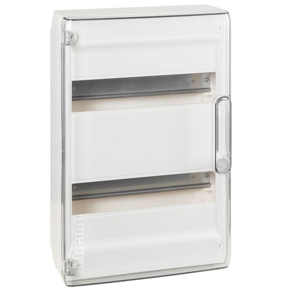 Centralino da parete porta trasparente IP40 24 Moduli Bticino F305PT24