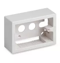 Scatola a parete Bianca per supporti a tre posti Master 00481