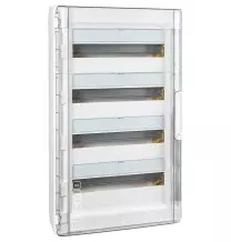 Centralino da parete porta trasparente IP40 72 Moduli Bticino F305PT72