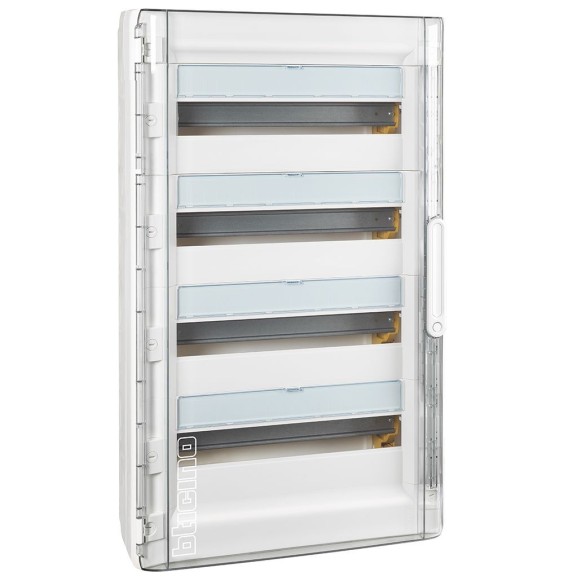 Centralino da parete porta trasparente IP40 72 Moduli Bticino F305PT72