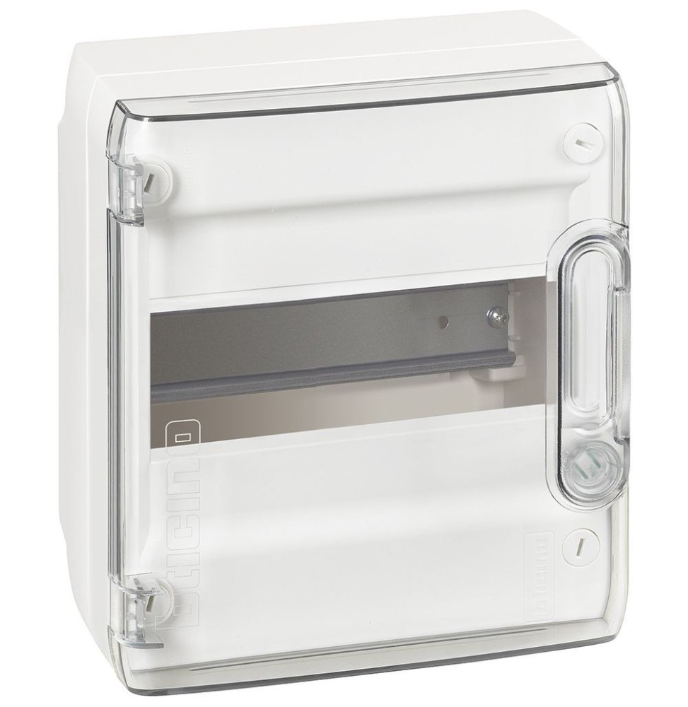 Centralino da parete porta trasparente IP40 8 Moduli Bticino F305PT8