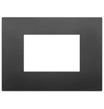Placca  Vimar Arke' Classic 3 moduli Nero 19653.71