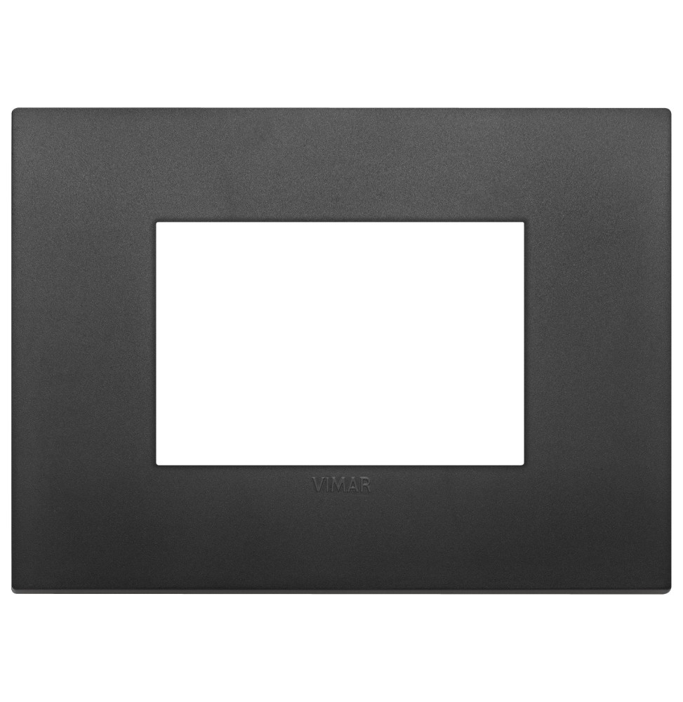 Placca  Vimar Arke' Classic 3 moduli Nero 19653.71