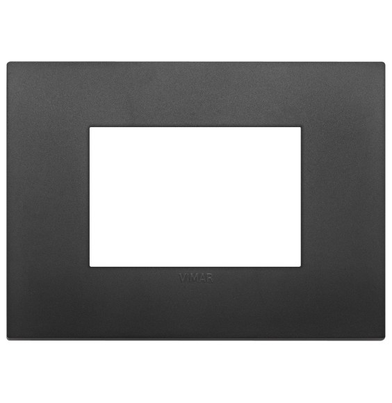 Placca  Vimar Arke' Classic 3 moduli Nero 19653.71