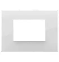 Placca  Vimar Arke' Classic 3 moduli Reflex Ghiaccio Total Look 19653.B66