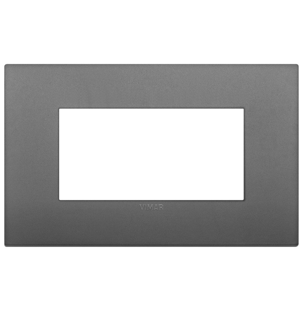 Placca  Vimar Arke' Classic 4 moduli Grigio 19654.72