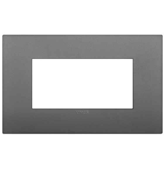 Placca  Vimar Arke' Classic 4 moduli Grigio 19654.72