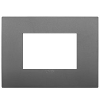 Placca  Vimar Arke' Classic 3 moduli Grigio 19653.72