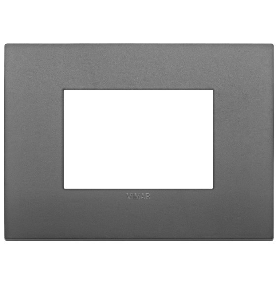 Placca  Vimar Arke' Classic 3 moduli Grigio 19653.72