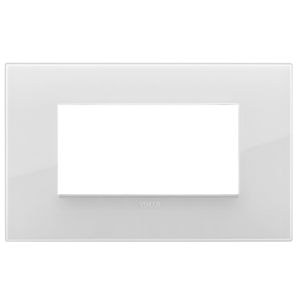 Placca  Vimar Arke' Classic 4 moduli Reflex Ghiaccio 19654.66